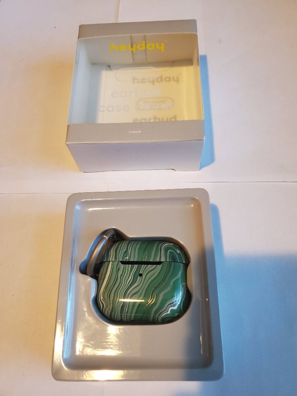 NEW HEYDAY AIRPOD GREEN HARDSHELL EARBUD CASE COVER GEN 3